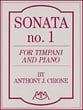 SONATA #1 TIMPANI/PIANO cover